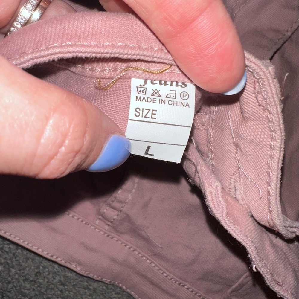 Pink Flared Pants - Picture 6 of 6